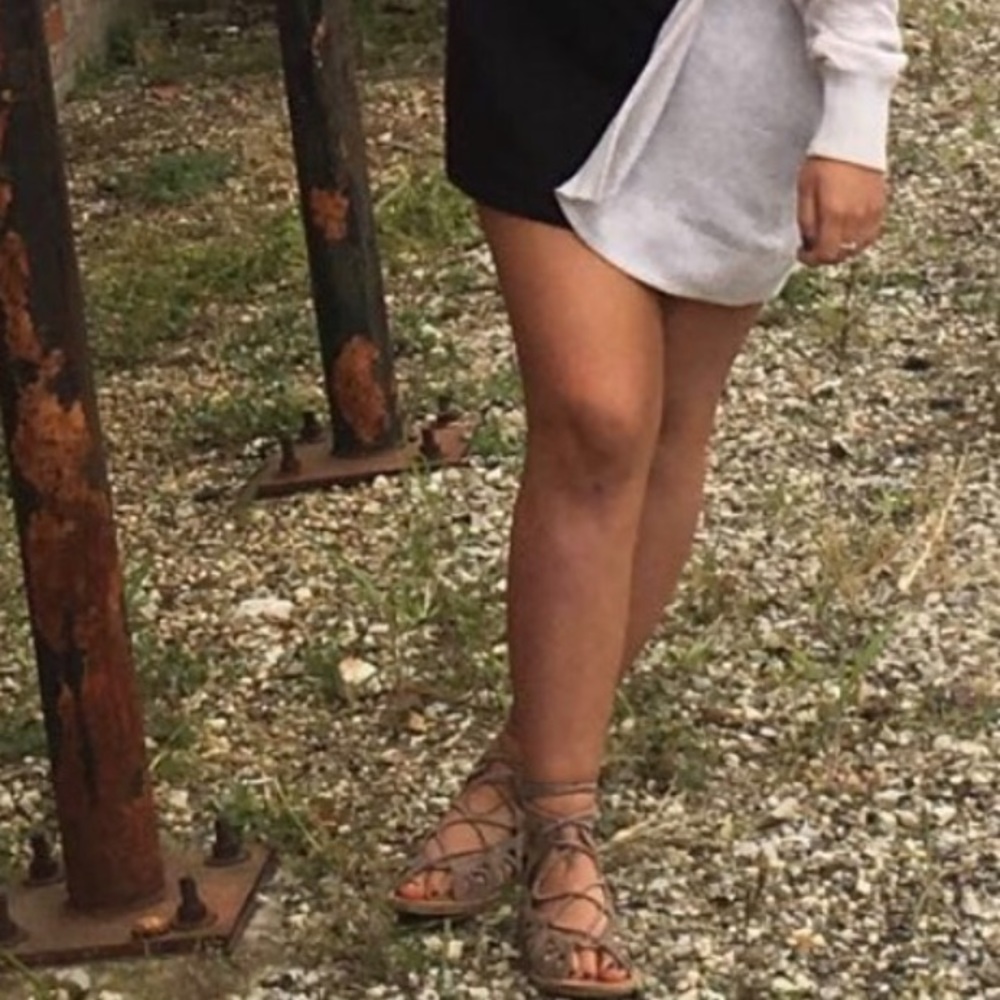Lace up sandals